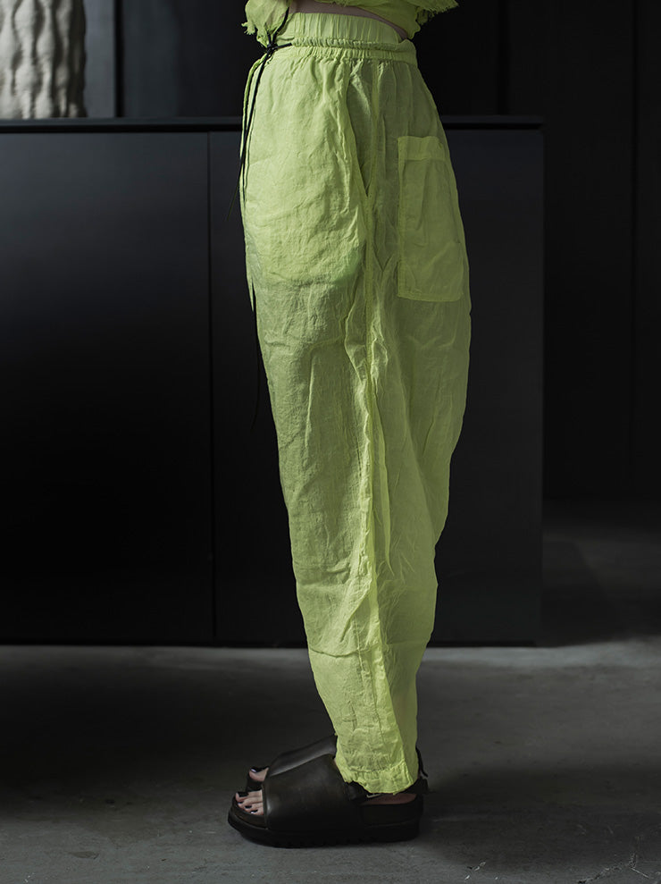 RUNDHOLZ DIP<br> WOMENS cotton trousers / SPRING