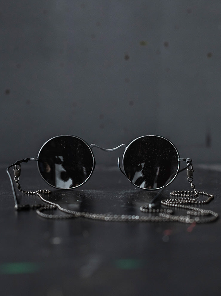 RIGARDS × UMA WANG<br> TITANIUM frame sunglasses / ANTIQUE BLACK / RG00UW14
