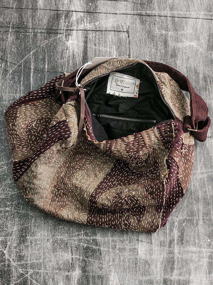 By Walid<br> Square bag DARK / tapestry story