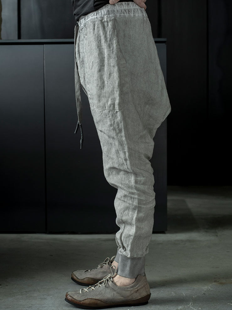 69 by ISAAC SELLAM<br> MENS Low crotch trousers / ALU