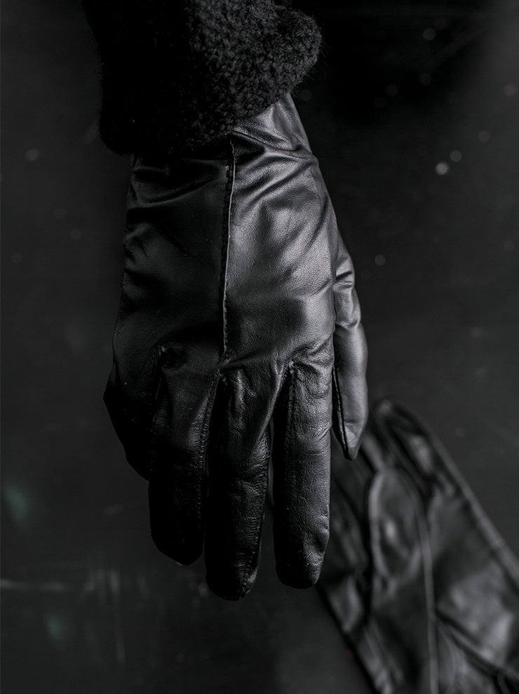 美品 EMATYTE レザーグローブ BLACK EMATYTE