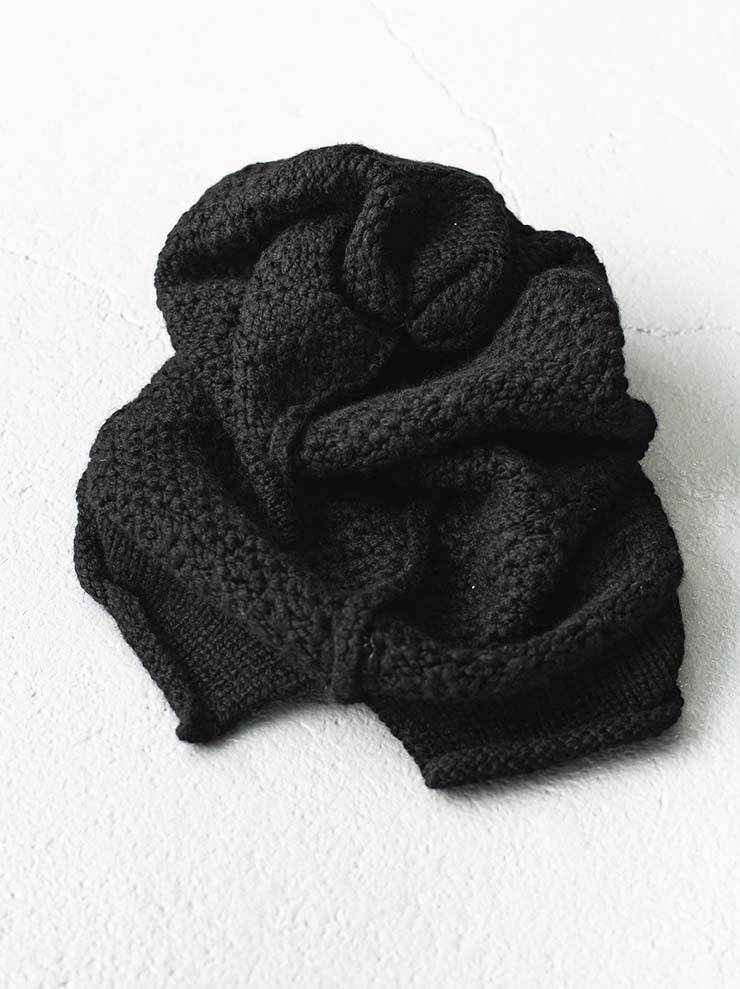 DANIEL ANDRESEN<br> Coro knit cap / BLACK