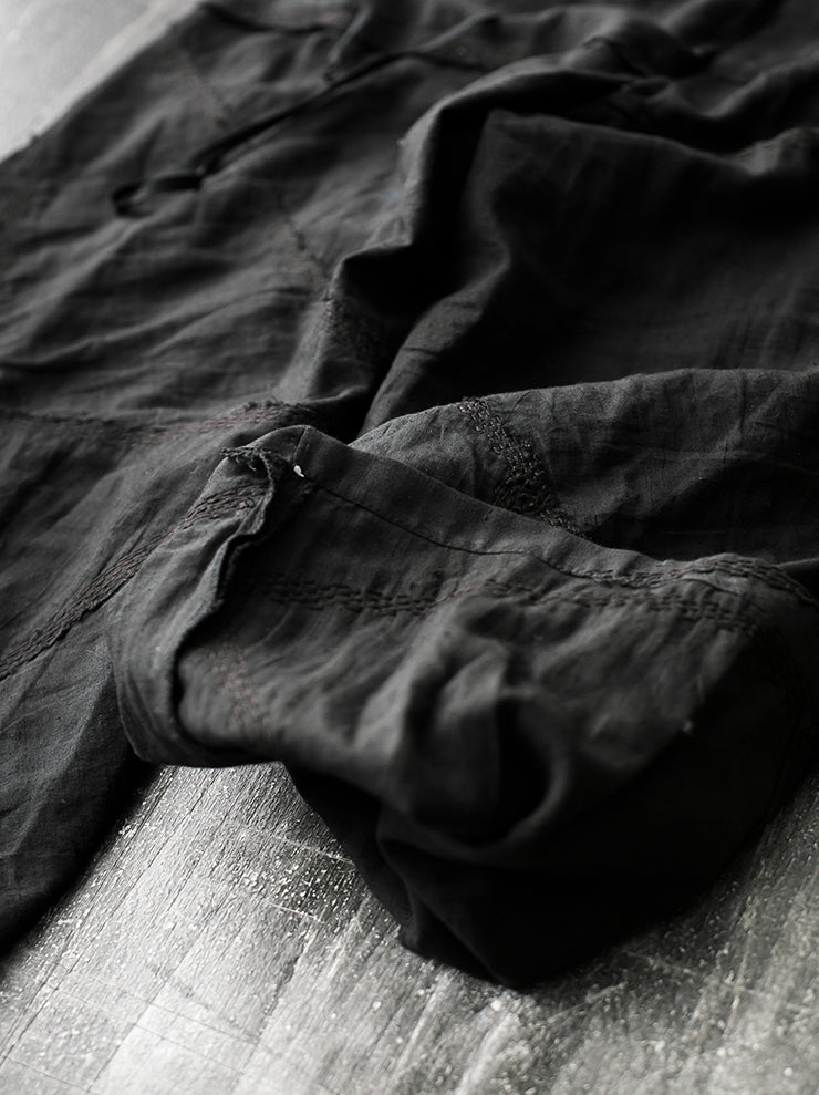 By Walid<br> Men's Artem Trousers BLACK