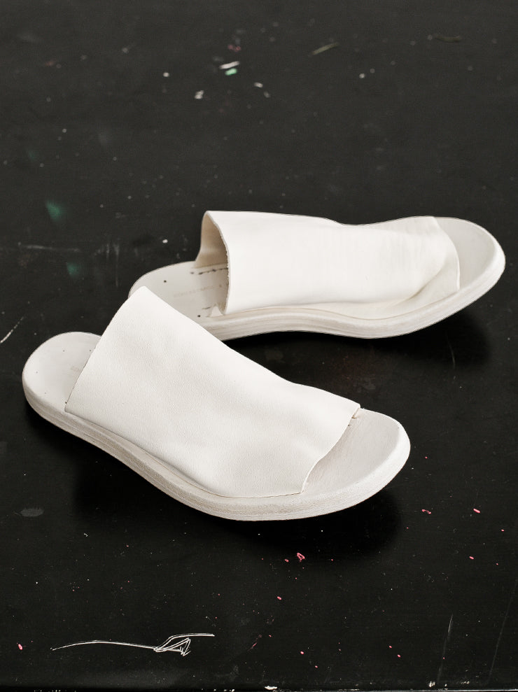 DIMISSIANOS&amp;MILLER <br>Women's Clutter Mule Wedge Sandals WHITE