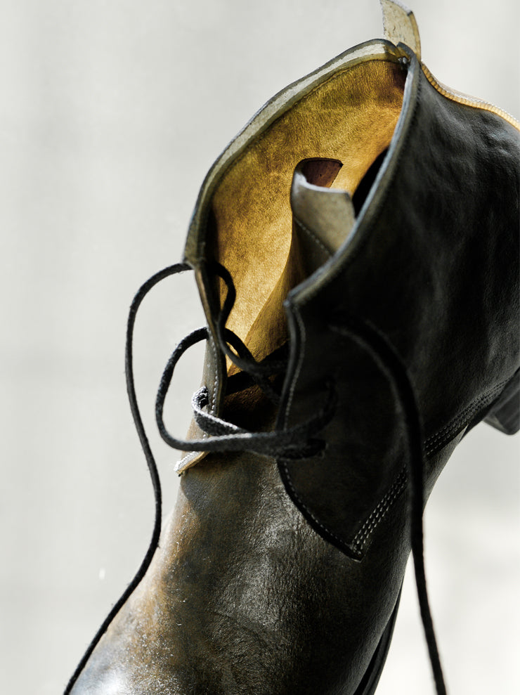 DIMISSIANOS&amp;MILLER<br> Men's transparent chukka boots / NATURAL