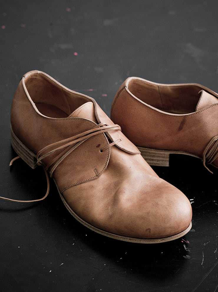 DIMISSIANOS&amp;MILLER<br> Men's Clutter Derby Chaplin Shoes NATURAL