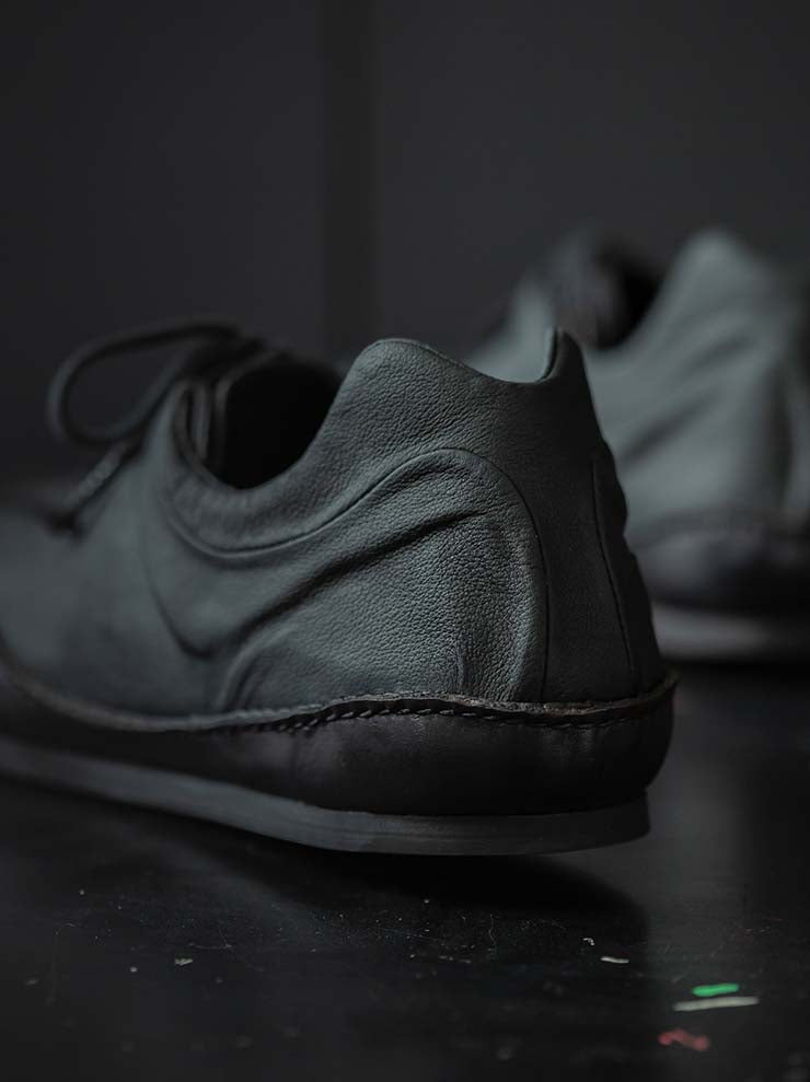 EMATYTE<br> MENS Kangaroo Leather Shoes / BLACK