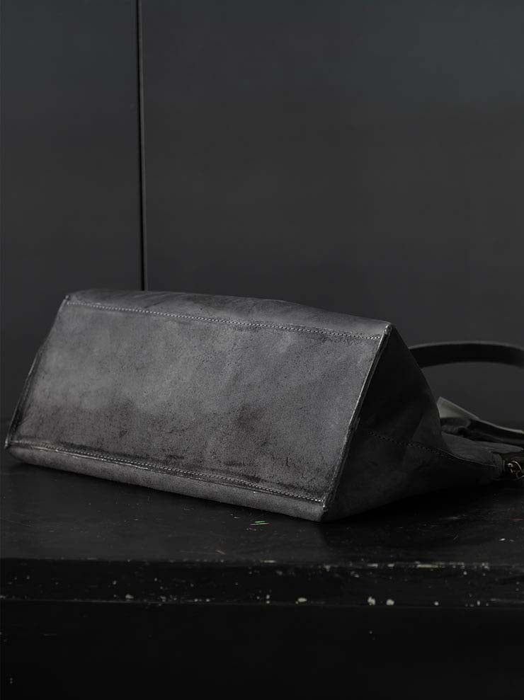 tagliovivo<br> Bowlet bag L / BLACK &amp; SILVER