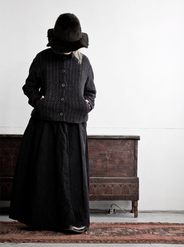 individual sentimentsツイードジャケット NAVY BLACK