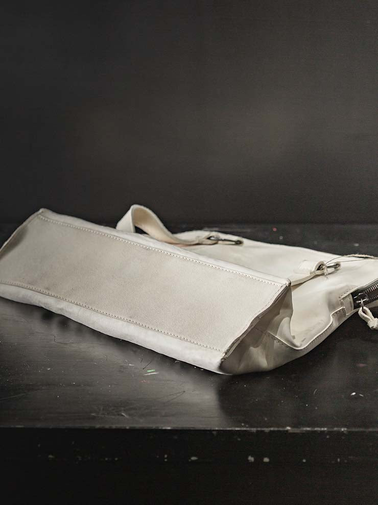 tagliovivo<br> Bowlet bag S / WHITE &amp; SILVER