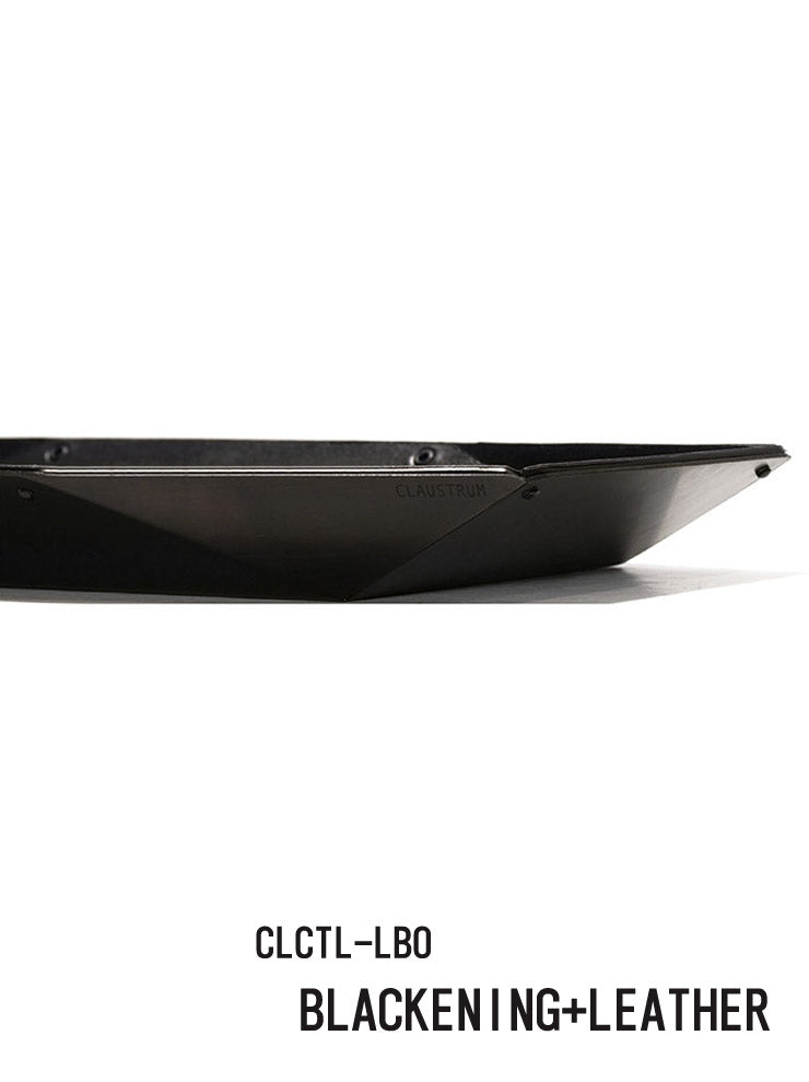 CLAUSTRUM<br> Cash tray LARGE LEATHER BLACK OUT