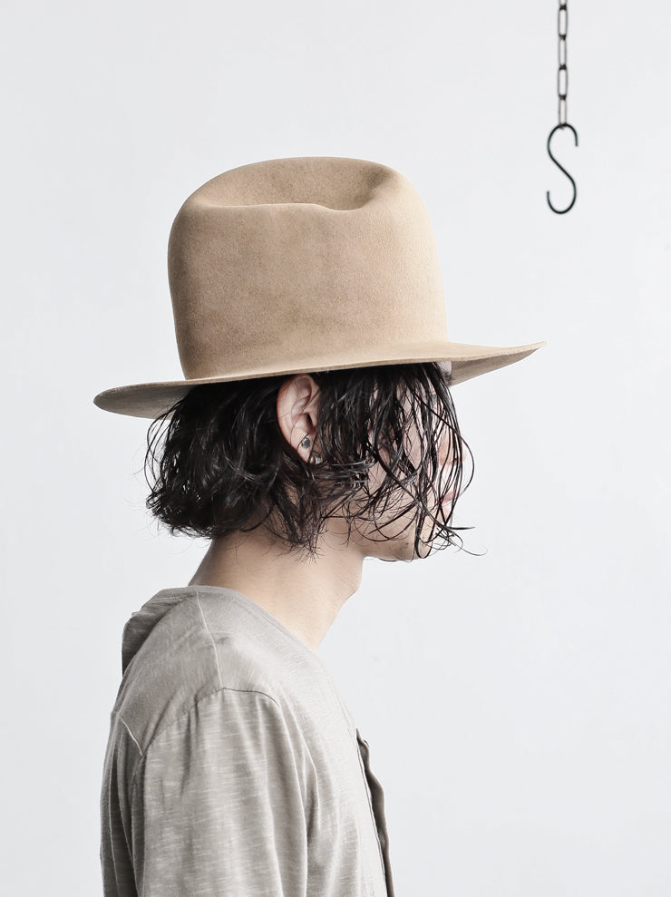 HORISAKI<br> Barn Rabbit Farson Brero Hat Sand