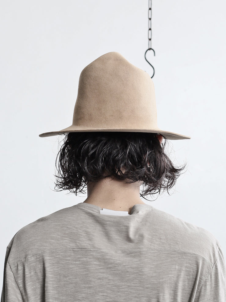 HORISAKI<br> Barn Rabbit Farson Brero Hat Sand